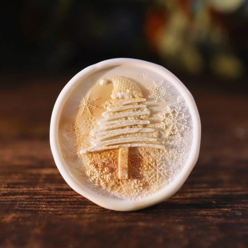Santa Tree Wax Seal Stamp