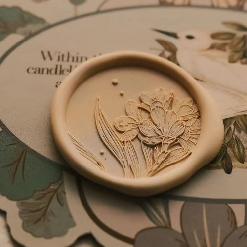 Clivia in Bloom Wax Seal Stamp (Pre-Order)