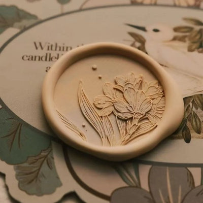 Clivia in Bloom Wax Seal Stamp (Pre-Order)
