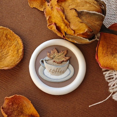 Autumn Coffee Moment Wax Seal Stamp (Pre-Order)