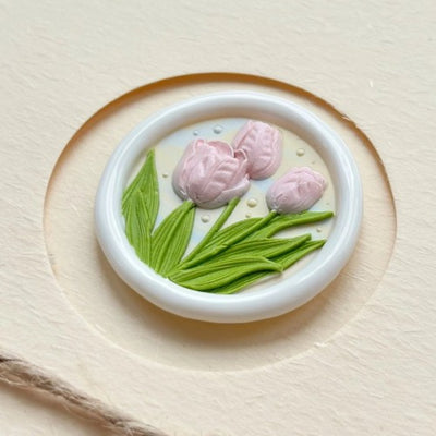 Blooming Tulips Wax Seal Stamp (Pre-Order)
