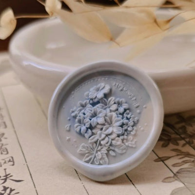 Leadwort Bloom Wax Seal Stamp (Pre-Order)