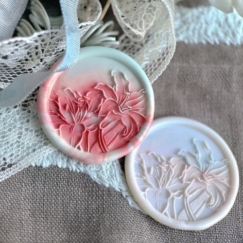 Lily Duet Wax Seal Stamp