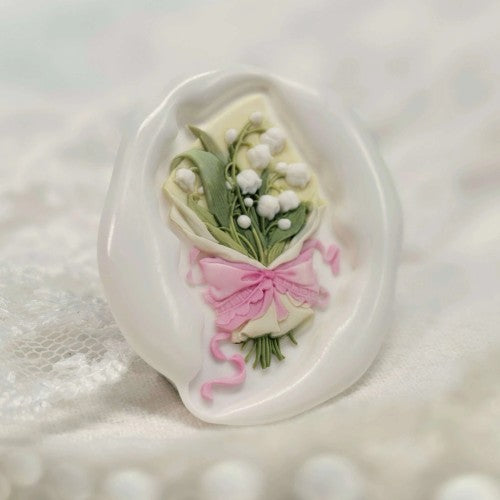 Bellflower Ribbon Romance Collection Wax Seal Stamp (Pre-Order)