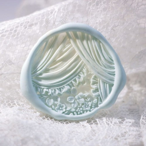 Gentle Drapery Bloom Wax Seal Stamp (Pre-order)