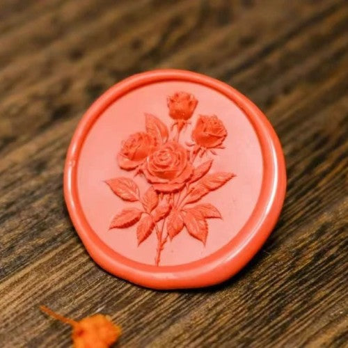 Petite Rose Posy Wax Seal Stamp (Pre-Order)