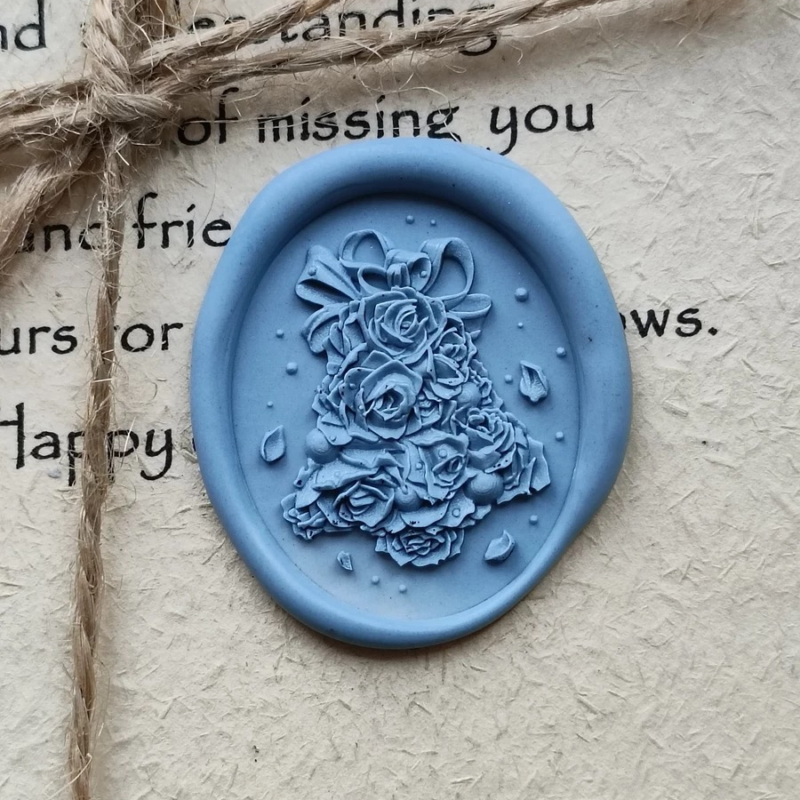 Rose Noël Duo Wax Seal Stamp