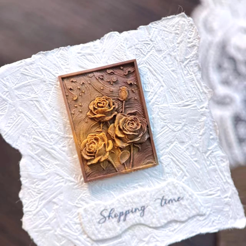 Painted Rose Portrait Wax Seal Stamp (Pre-Order)