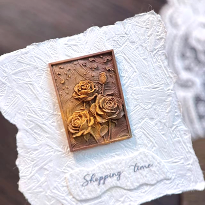 Painted Rose Portrait Wax Seal Stamp (Pre-Order)
