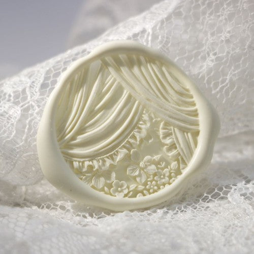 Gentle Drapery Bloom Wax Seal Stamp (Pre-order)
