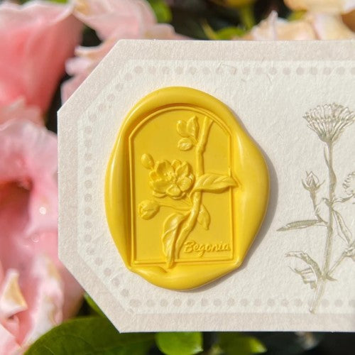 Begonia Wax Seal Stamp