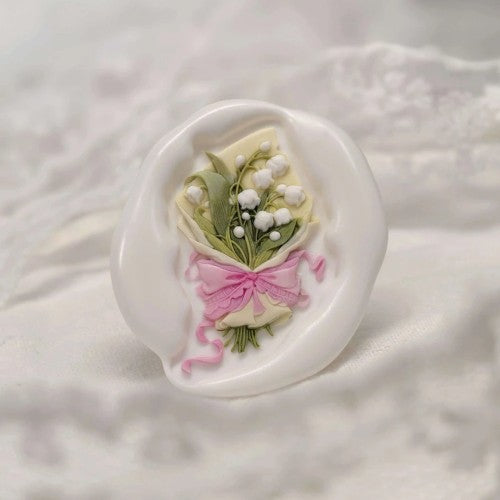 Bellflower Ribbon Romance Collection Wax Seal Stamp (Pre-Order)