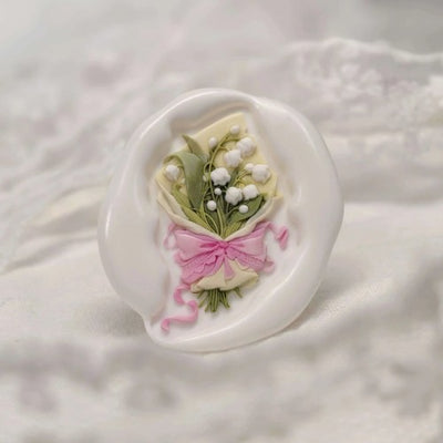 Bellflower Ribbon Romance Collection Wax Seal Stamp (Pre-Order)