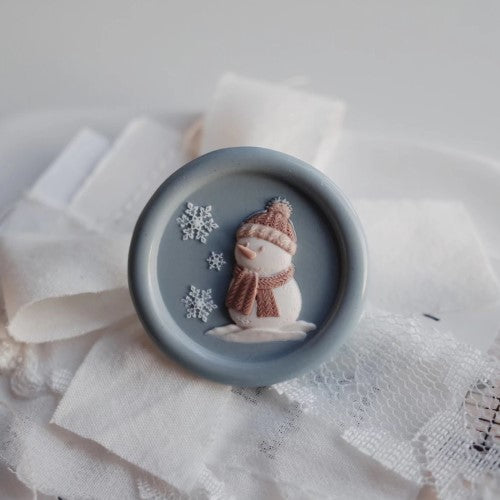Snow Man Wax Seal Stamp (Pre-Order)