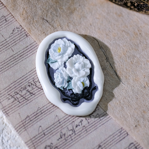 Camellia Elegance Wax Seal Stamp (Pre-Order)
