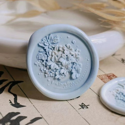 Leadwort Bloom Wax Seal Stamp (Pre-Order)