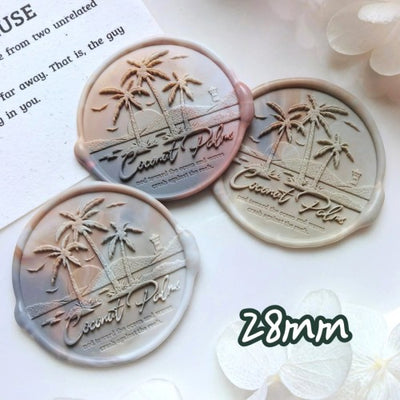 Coconut Palms Wax Seal Stamp (Pre-Order)