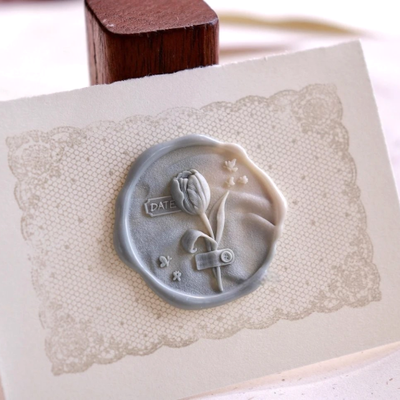 Date with a Tulip Wax Seal Stamp (Pre-Order)