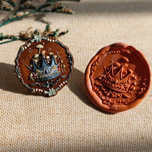 The Mycena Crown Wax Seal Stamp (Pre-Order)