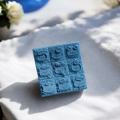 Nine-Square Bear Wax Seal Stamp (Pre-Order)