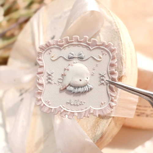 Fluffy Lop & Ruffles Wax Seal Stamp (Pre-Order)
