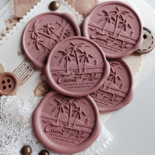 Coconut Palms Wax Seal Stamp (Pre-Order)