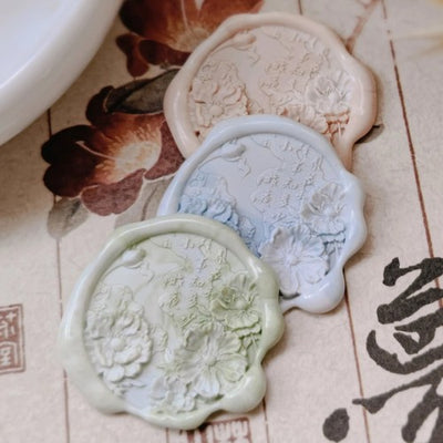 Oriental Poppy Wax Seal Stamp (Pre-Order)