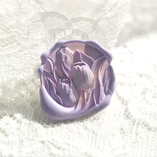 The Unfurling Tulip Wax Seal Stamp (Pre-Order)