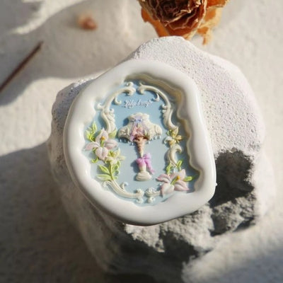 Soft Glow of Lilies Wax Seal Stamp (Pre-Order)