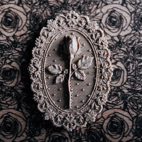 Echoes of the Rose Collection Rubber / Wax Seal Stamp (Pre-Order)
