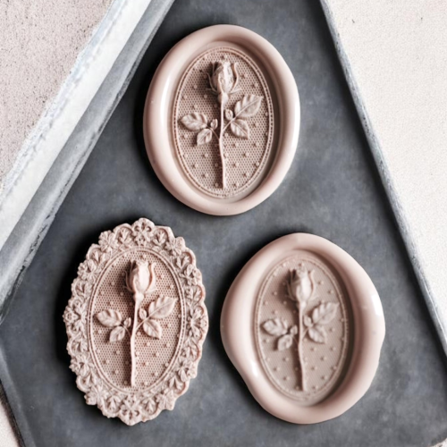 Echoes of the Rose Collection Rubber / Wax Seal Stamp (Pre-Order)