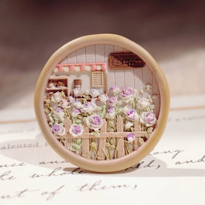 Café Rose Garden Wax Seal Stamp (Pre-0rder)