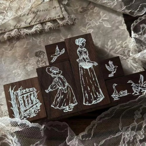 Countryside Collection Wooden Rubber Stamp (Pre-Order)