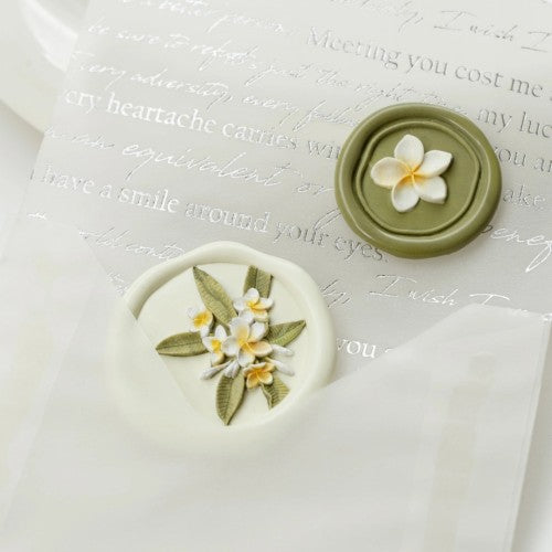 Plumeria Bloom Series Wax Seal Stamp