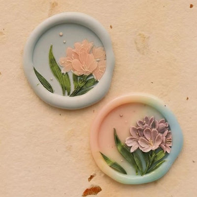 Clivia in Bloom Wax Seal Stamp (Pre-Order)