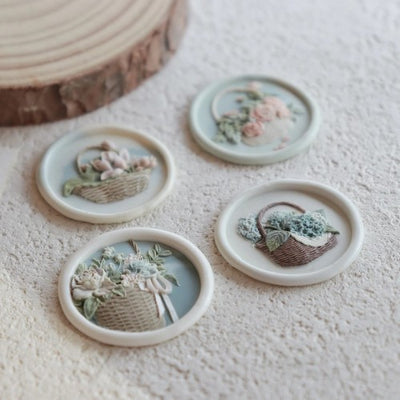 Botanical Basket Series Wax Seal Stamp (Pre-Order)