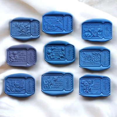 Floral Ticket Series Wax Seal Stamp (Pre-Order)