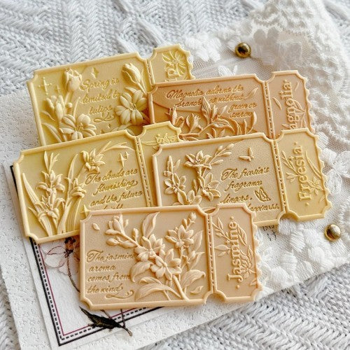 Floral Ticket Series Wax Seal Stamp (Pre-Order)