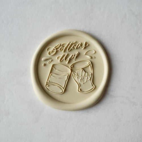Bottoms Up Wax Seal Stamp (Pre-Order)