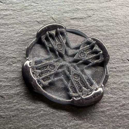 Eroded Cross Wax Seal Stamp (Pre-Order)