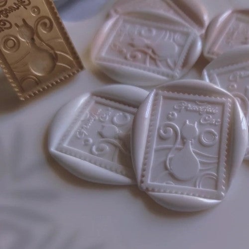 Graceful Cat Postage Wax Seal Stamp