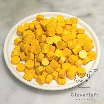 Sunflower Yellow Wax Seal Beads