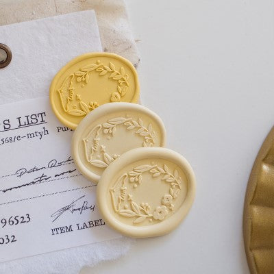 Flower Wreath Wax Seal Stamp