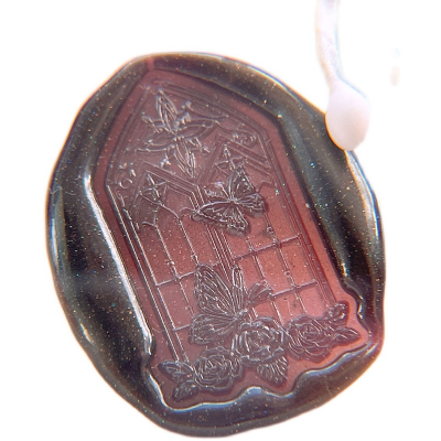 Butterfly Window Wax Seal Stamp