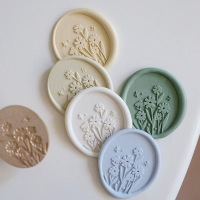 Chamomile Flower Wax Seal Stamp