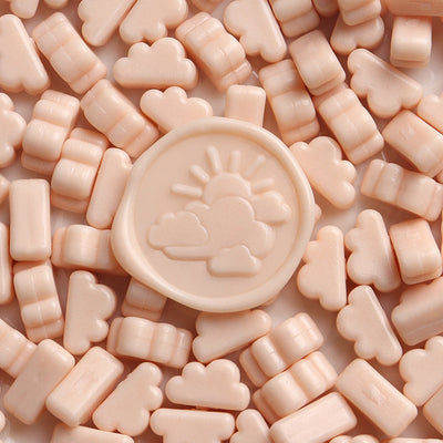 Cloud Wax Seal Beads - Sweet Apricot