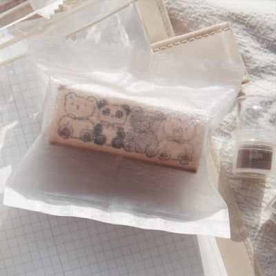 4 Bears Rubber Stamp