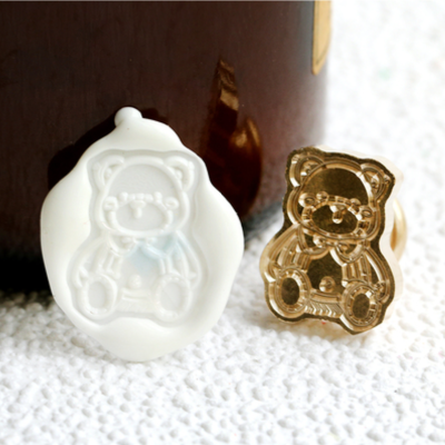 Cute Teddy Bear Wax Seal Stamp
