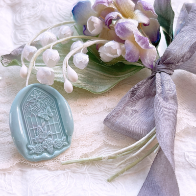 Butterfly Window Wax Seal Stamp