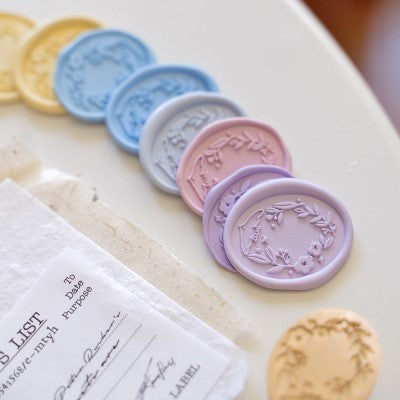 Flower Wreath Wax Seal Stamp